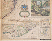 Load image into Gallery viewer, Genuine-Antique-Map-Moll-Beaver-Map-A-New-and-Exact-Map-of-the-Dominions-of-the-King-of-Great-Britain-on-ye-Continent-of-North-America-1733-Moll-Maps-Of-Antiquity