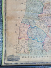 Load image into Gallery viewer, Antique-Wall-Map-Township-and-Railroad-Map-of-New-Hampshire-New-Hampshire--1854-Dodge-Maps-Of-Antiquity