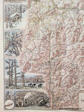Load image into Gallery viewer, 1937 - The White Mountains Of New Hampshire Antique Map Genuine