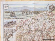 Load image into Gallery viewer, 1937 - The White Mountains Of New Hampshire Antique Map Genuine