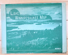 Load image into Gallery viewer, Map cover of Lake Winnipesaukee, New Hampshire with scenic illustration
