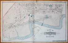 Load image into Gallery viewer, Antique-Hand-Colored-Map-and-Engravings-United-States-Part-of-Hackensack-(NJ)-1876-Walker-and-Pease