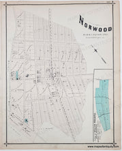 Load image into Gallery viewer, 1876 - Alpine NJ - Property of the Palisade Land Co. Bergen Co. New Jersey / Norwood and Hillsdale - Antique Map