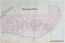 Load image into Gallery viewer, Antique-Hand-Colored-Map-Atlantic-City-N.J.-United-States-New-Jersey-1878-Woolman-&-Rose-Maps-Of-Antiquity