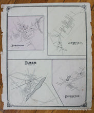 Load image into Gallery viewer, 1876 - Map Of Salem County New Jersey 1875 Antique Genuine Hand-Colored