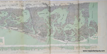 Load image into Gallery viewer, NJE773-Genuine-Antique-Map-Set-of-Four-Maps-Inland-Waterway-from-Cape-May-to-Bay-Head--New-Jersey--1917-Vermeule--Kummel-Maps-Of-Antiquity