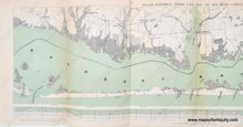 Load image into Gallery viewer, NJE773D-Genuine-Antique-Map-Inland-Waterway-from-Cape-May-to-Bay-Head-NJ-New-Jersey--1917-Vermeule--Kummel-Maps-Of-Antiquity