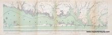 Load image into Gallery viewer, NJE773D-Genuine-Antique-Map-Inland-Waterway-from-Cape-May-to-Bay-Head-NJ-New-Jersey--1917-Vermeule--Kummel-Maps-Of-Antiquity