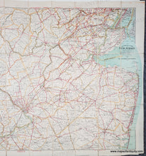 Load image into Gallery viewer, 1904 - Automobile Map of Central New Jersey - Genuine Antique Map