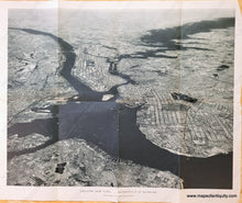 Load image into Gallery viewer, 1933 - Greater New York... Metropolis Of Mankind Antique Genuine Aerial Photograph Poster