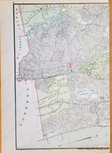 Load image into Gallery viewer, 1900 Circa - Vicinity Of New York City Antique Map Genuine