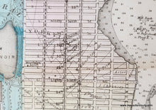 Load image into Gallery viewer, 1868 - Map of the City of New York, Prepared by W.C. Rogers & Co. Expressly for Joseph Shannon's Manual of N.Y. for 1868 - Genuine Antique Map