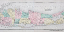 Load image into Gallery viewer, 1873 - Map of Long Island - Antique Map