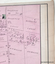 Load image into Gallery viewer, 1873 - Double-sided page: Town of Flatbush, New York, verso Bath, New Utrecht, Bayridge - Antique Map