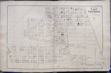 Load image into Gallery viewer, Antique-Hand-Colored-Map-Double-sided-sheet---Centerfold-Portion-of-East-New-York-New-York;-verso-Flatlands-/-Unionville-Guntherville-Gravesend-Flatlands-New-Utrecht-United-States-Northeast-1873-Beers-Maps-Of-Antiquity