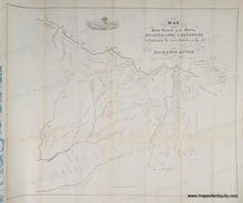Load image into Gallery viewer, antique black and white map of the state of New York between the Mowhawk River and the headwaters of the rivers Susquehanna and Delaware, with a title and publisher's name. Black-and-White-Antique-Map-Map-of-the-Head-Waters-of-the-Rivers-Susquehanna-&-Delaware-Embracing-the-Early-Patents-on-the-South-Side-of-the-Mohawk-River-United-States-Northeast-1849-De-Witt-Pease-Maps-Of-Antiquity