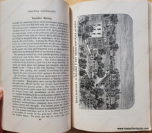 Load image into Gallery viewer, Genuine-Antique-Book-with-Maps-Saratoga-Illustrated:-The-Visitor's-Guide-of-Saratoga-Springs.-1888-Taintor-Brothers-Co.-Maps-Of-Antiquity