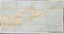 Load image into Gallery viewer, NYO1030-Genuine-Antique-Folding-Map-Map-of-Long-Island-1918-Williams-Map-and-Guide-Co-Maps-Of-Antiquity