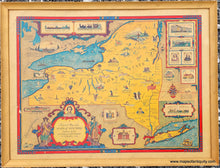 Load image into Gallery viewer, Genuine-Antique-Map-Historical-Map-of-the-State-of-New-York-1937-Annand-Historical-Map-Bureau-Maps-Of-Antiquity