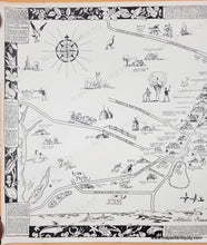 Load image into Gallery viewer, Black and white Genuine-Vintage-Map-Historical-Map-of-East-Hampton-L-I-1648-1800-300th-Anniversary-1948-1948-Whipple-Maps-Of-Antiquity