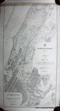 Load image into Gallery viewer, Black-and-White-Antique-Coastal-Chart-Harlem-River-New-York-United-States-Northeast-1902-U.S.-Coast-Survey-Maps-Of-Antiquity