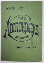 Load image into Gallery viewer, 1893 - Map of the Adirondack Wilderness - Antique Map