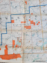 Load image into Gallery viewer, Antique-Map-Adirondack-Map-1908-State of New York Forest, Fish and Game Commission 1908