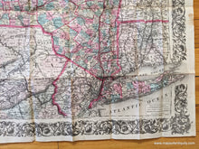 Load image into Gallery viewer, 1872 - Colton’s Railroad And Township Map Of The State New York With Parts Adjoining States