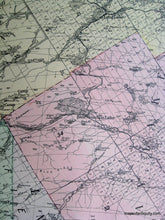 Load image into Gallery viewer, 1911 - Hamilton County New York Antique Map Genuine Hand-Colored