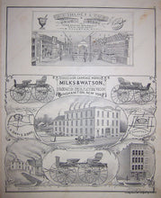 Load image into Gallery viewer, 1876 - North Side Extension Of Binghamton / East (Ny) Antique Map Genuine And Engraving