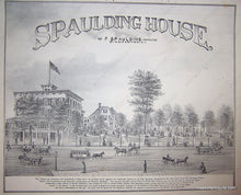Load image into Gallery viewer, 1876 - Extension Of Binghamton West City Limits (Ny) Antique Map Genuine