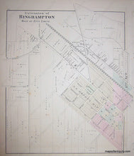 Load image into Gallery viewer, '-Extension-of-Binghamton-West-of-City-Limits-(NY)-United-States-New-York-1876-Everts-Ensign-&-Everts-Maps-Of-Antiquity