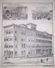 Load image into Gallery viewer, 1876 - Residences Of H.s. Jarvis And James Carver (Ny) Antique Print Genuine