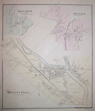 Load image into Gallery viewer, Black-and-White-Engraving-Whitney's-Point-North-Fenton-Triangle-Broome-County-(NY)-United-States-New-York-1876-Everts-Ensign-&-Everts-Maps-Of-Antiquity