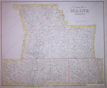 Load image into Gallery viewer, Black-and-White-Engraving-Map-of-Maine-Township-Broome-County-NY-United-States-New-York-1876-Everts-Ensign-&-Everts-Maps-Of-Antiquity