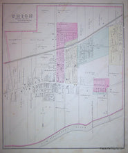 Load image into Gallery viewer, 1876 - Map Of Union Township (Ny) Antique Genuine