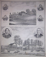 Load image into Gallery viewer, 1876 - Map Of Vestal Township (Ny) Antique Genuine