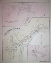 Load image into Gallery viewer, 1876 - Map Of Kirkwood Township Conklin P.o. And Riverside (Ny) Antique Genuine