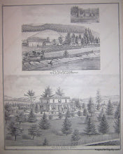 Load image into Gallery viewer, 1876 - Map Of Kirkwood Township Conklin P.o. And Riverside (Ny) Antique Genuine