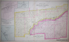 Load image into Gallery viewer, Black-and-White-Engraving-Map-of-Kirkwood-Township-Conklin-Township-Kirkwood-P.O.-and-Riverside-P.O.-(NY)-United-States-New-York-1876-Everts-Ensign-&-Everts-Maps-Of-Antiquity