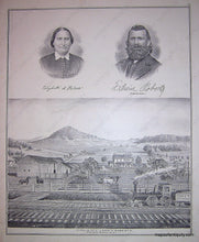 Load image into Gallery viewer, 1876 - Port Crane. Center Village New Ohio P.o. West Colesville North Oquaga Osborne Hollow (Ny)