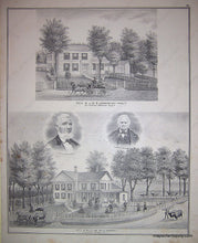 Load image into Gallery viewer, 1876 - Map Of Colesville Township Nineveh Harpersville (Ny) Antique Genuine