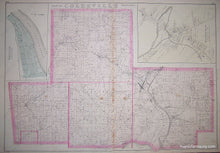 Load image into Gallery viewer, Black-and-White-Engraving-Map-of-Colesville-Township-Nineveh-Harpersville-(NY)-United-States-New-York-1876-Everts-Ensign-&-Everts-Maps-Of-Antiquity