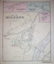 Load image into Gallery viewer, 1876 - Map Of Windsor Township Castle Creek Corbettsville (Ny) Antique Genuine