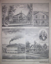 Load image into Gallery viewer, 1876 - Map Of Sanford Township And Gulf Summit (Ny) Antique Genuine