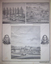 Load image into Gallery viewer, 1876 - Map Of Sanford Township And Gulf Summit (Ny) Antique Genuine