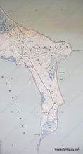 Load image into Gallery viewer, 1947 - Gardiner’s Island East Quadrangle Antique Map Genuine Topographical