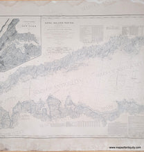 Load image into Gallery viewer, 1887 - Long Island Sound (Western Sheet) - Antique Chart