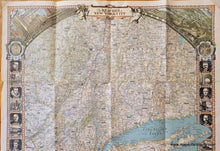 Load image into Gallery viewer, Antique-Printed-Color-Map-The-Reaches-of-New-York-City-Greater-NYC-Manhattan-Long-Island-Westchester-Jersey-City-New-Jersey-Connecticut-United-States-New-York-1939-National-Geographic-Society-Maps-Of-Antiquity