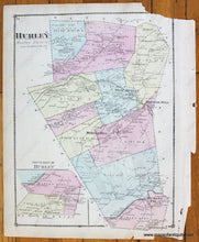 Load image into Gallery viewer, North-River-Blue-Stone-Kingston-Ulster-County-New-York-1875-Beers-1870s-1800s-19th-century-antique-Maps-of-Antiquity